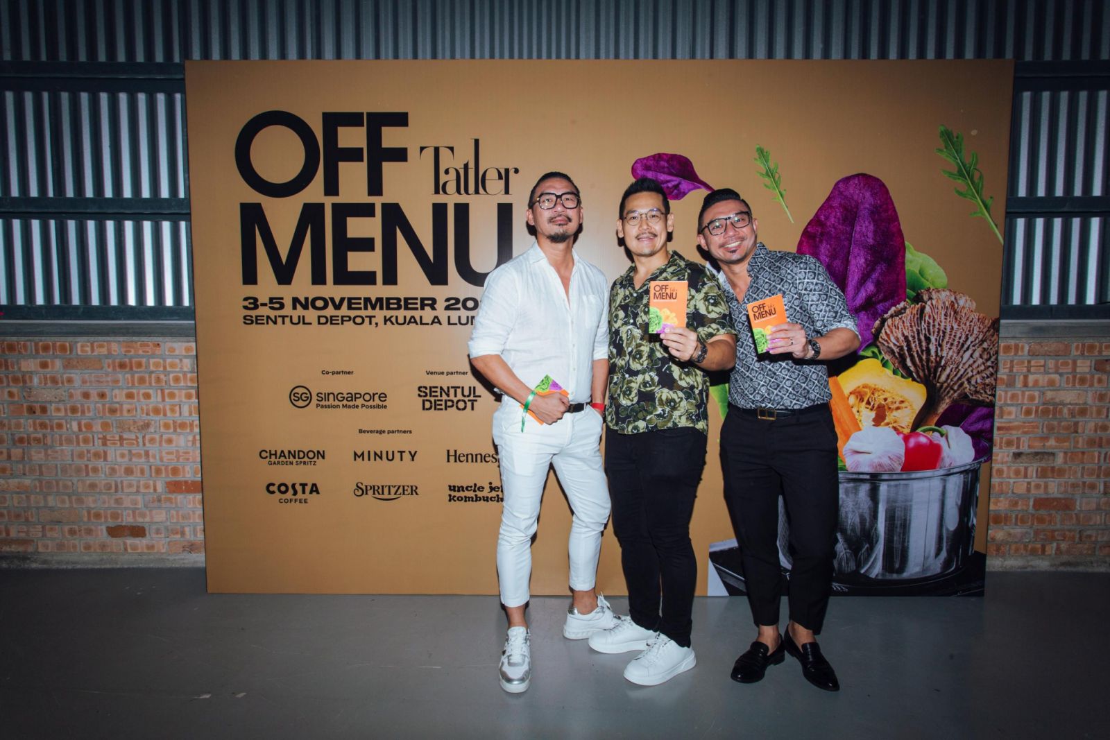 Alex Cheah, Raymond Tham, and Kelvin Cheah