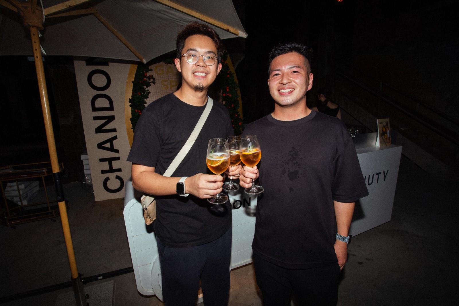 Off Menu KL alumni Aidan Low of Akâr Dining and Sushi Taka’s Daichi Yazawa stopped by to visit friends too