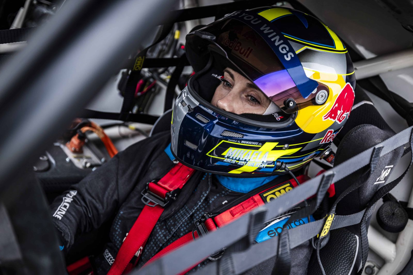 Mikaela in car (Image: Red Bull Content Pool)