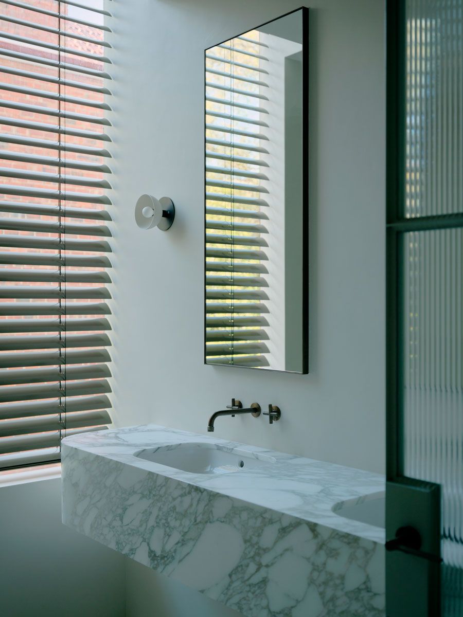 Bathroom vanity marble