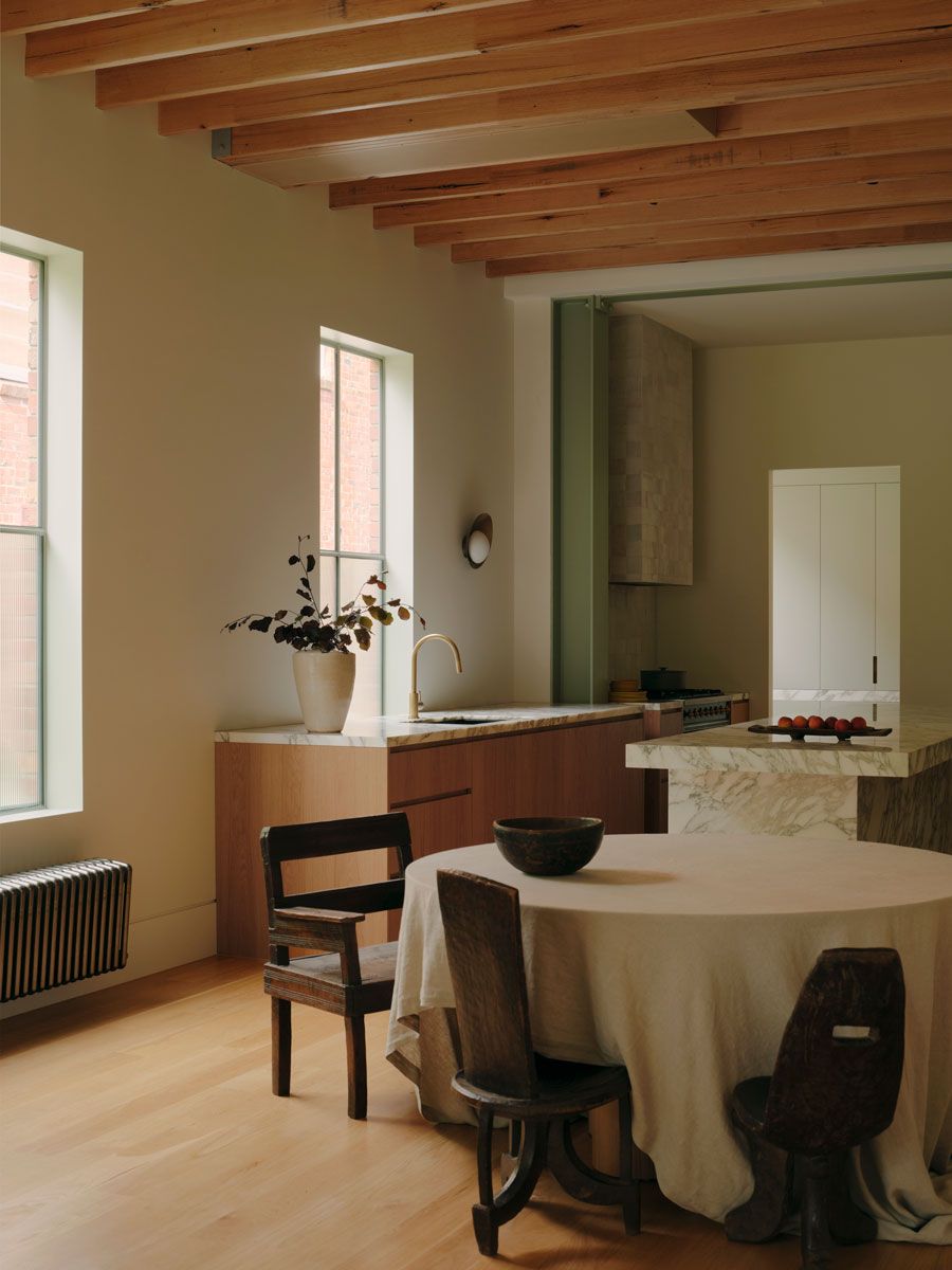The dining room