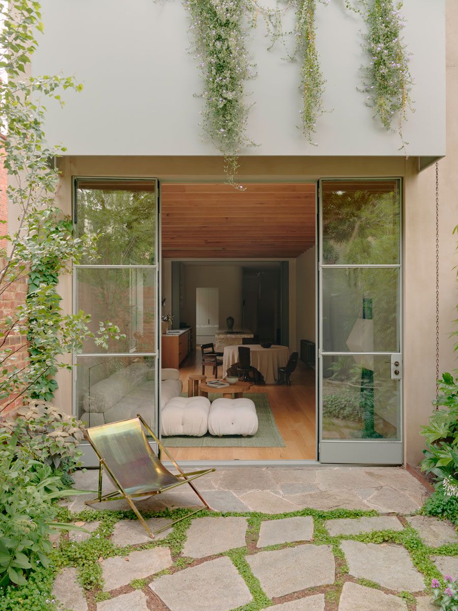 The green front yard