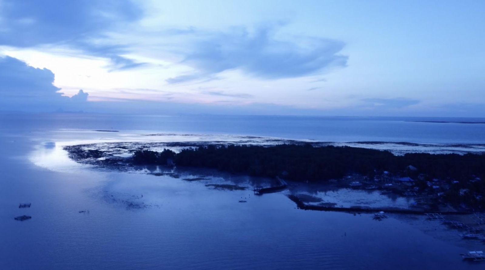 A still from 'Amon Banwa sa Lawud' featuring the mangrove island of Suyac / Green Pelican Studios