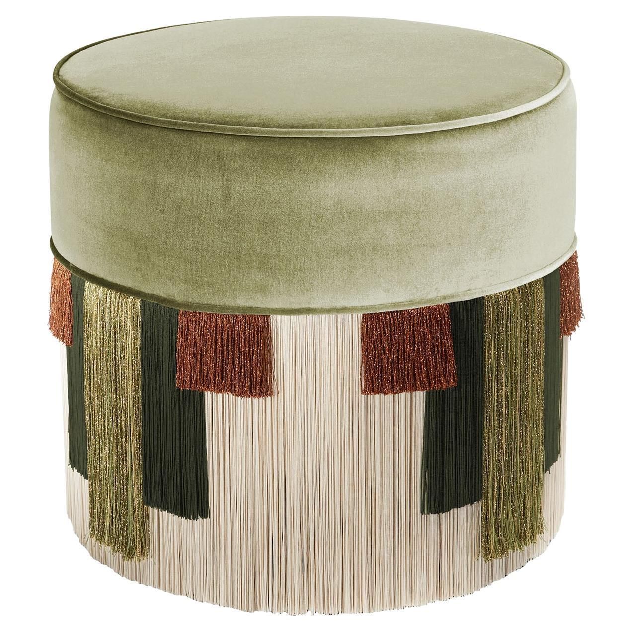 Etna Sage-Green Pouf by Lorenza Bozzoli, available on 1st Dibs