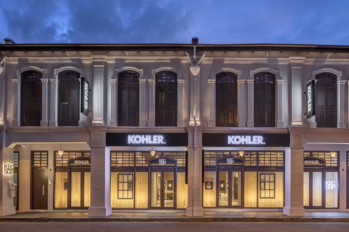 The new Kohler Experience Center in Singapore