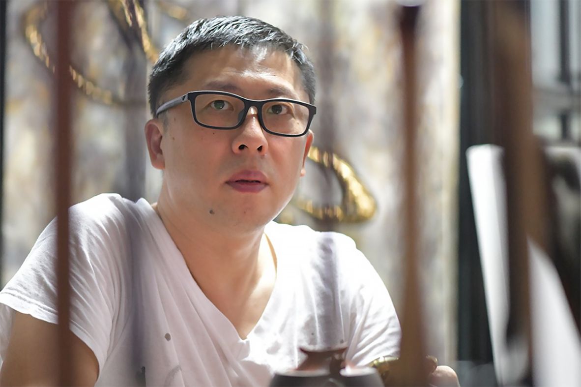 The artist, Zhang Chunlei
