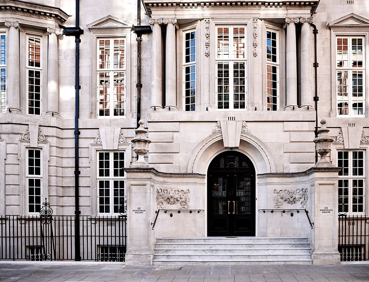 The facade of The Twenty Two hotel and members’ club in London (Photo: Natalia Miyar Atelier)