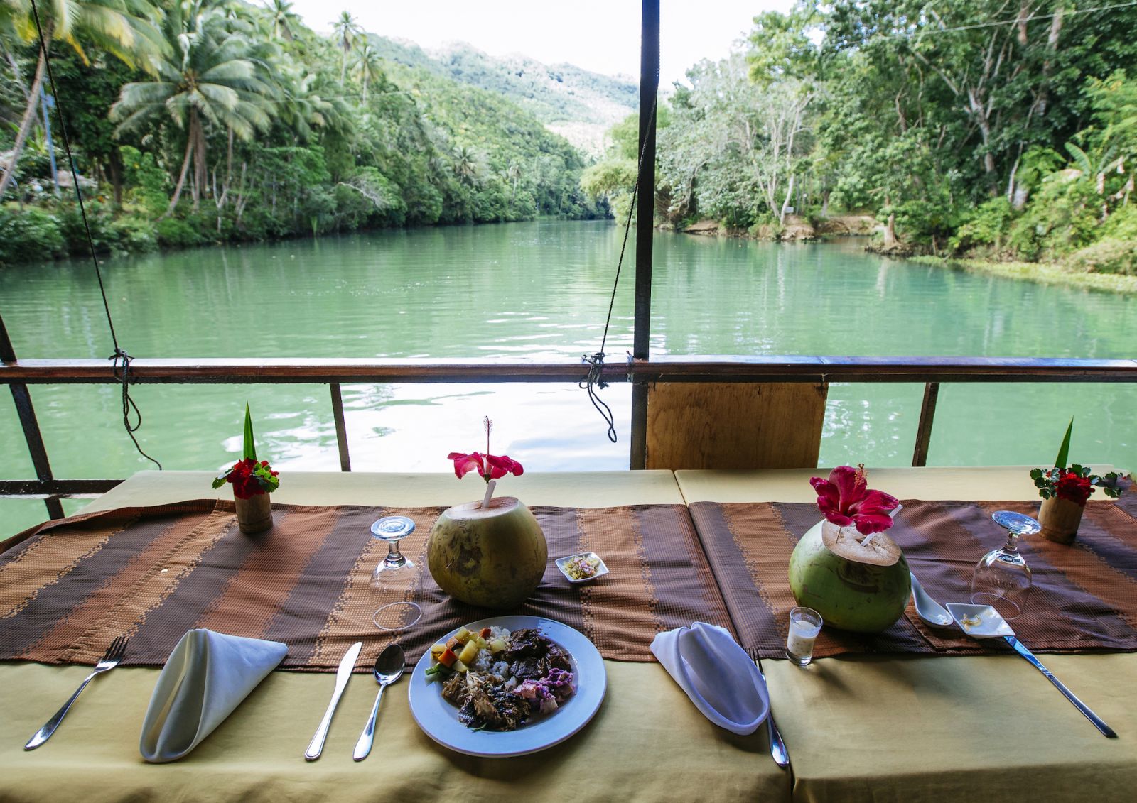 The view from a river cruise in Bohol, Cebu in the Philippines (Photo: Khaichuin Sim/Getty)