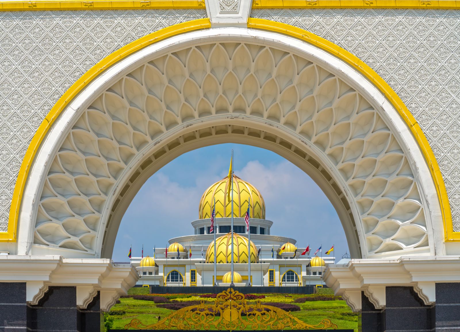 Royal Palace Istana Negara in Kuala Lumpur, Malaysia.