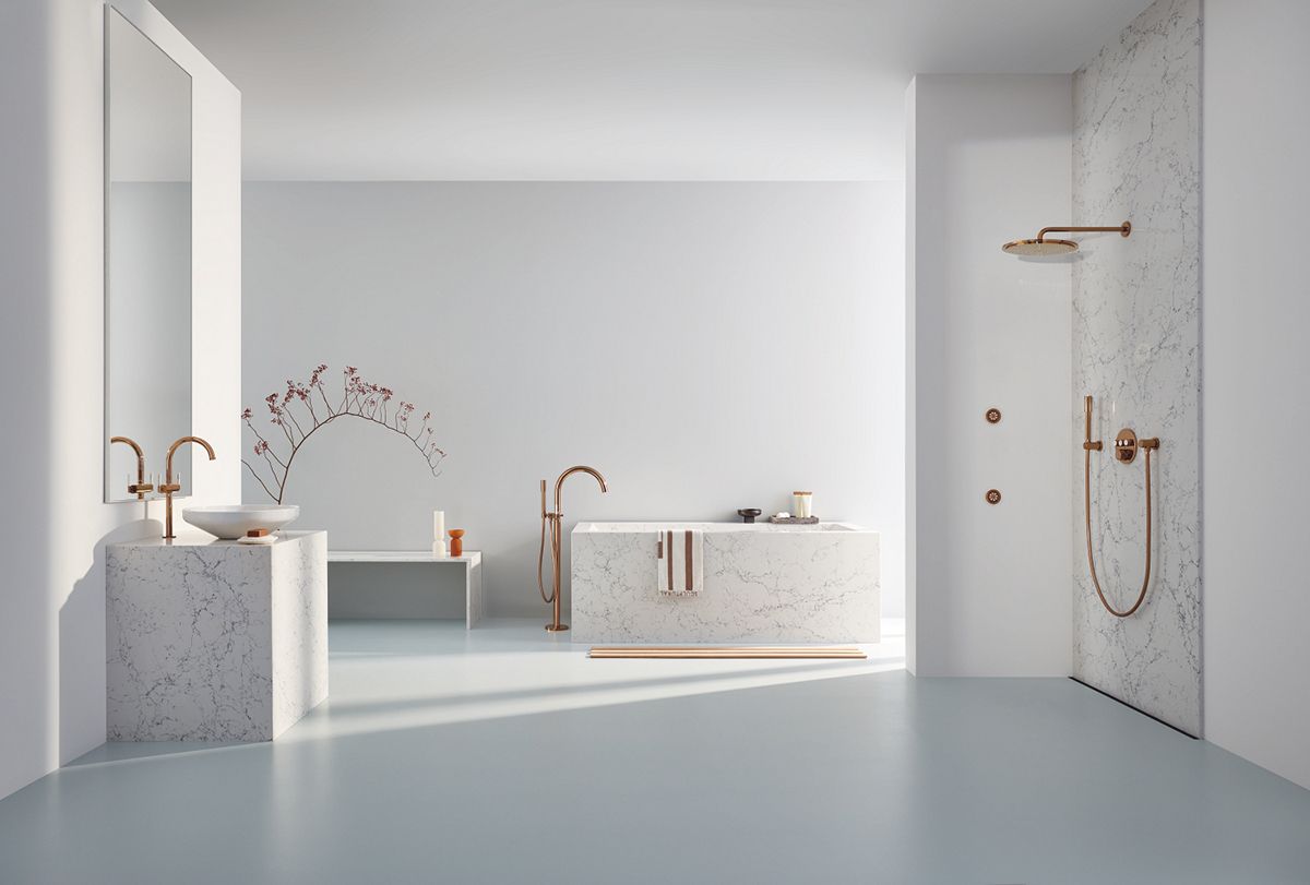 Luxurious shower and bathroom fittings in the newly launched GROHE Spa range