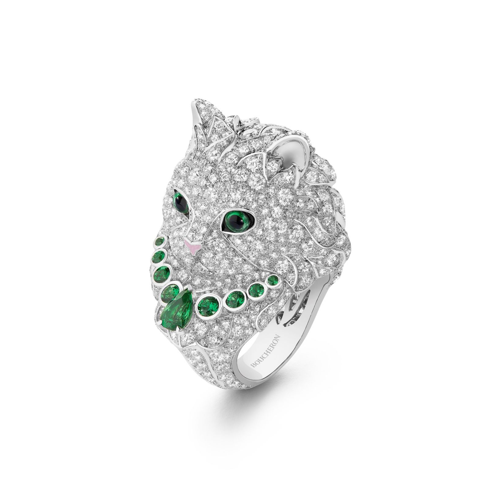 Boucheron Animaux de Collection系列貓戒指(Photo: Boucheron)