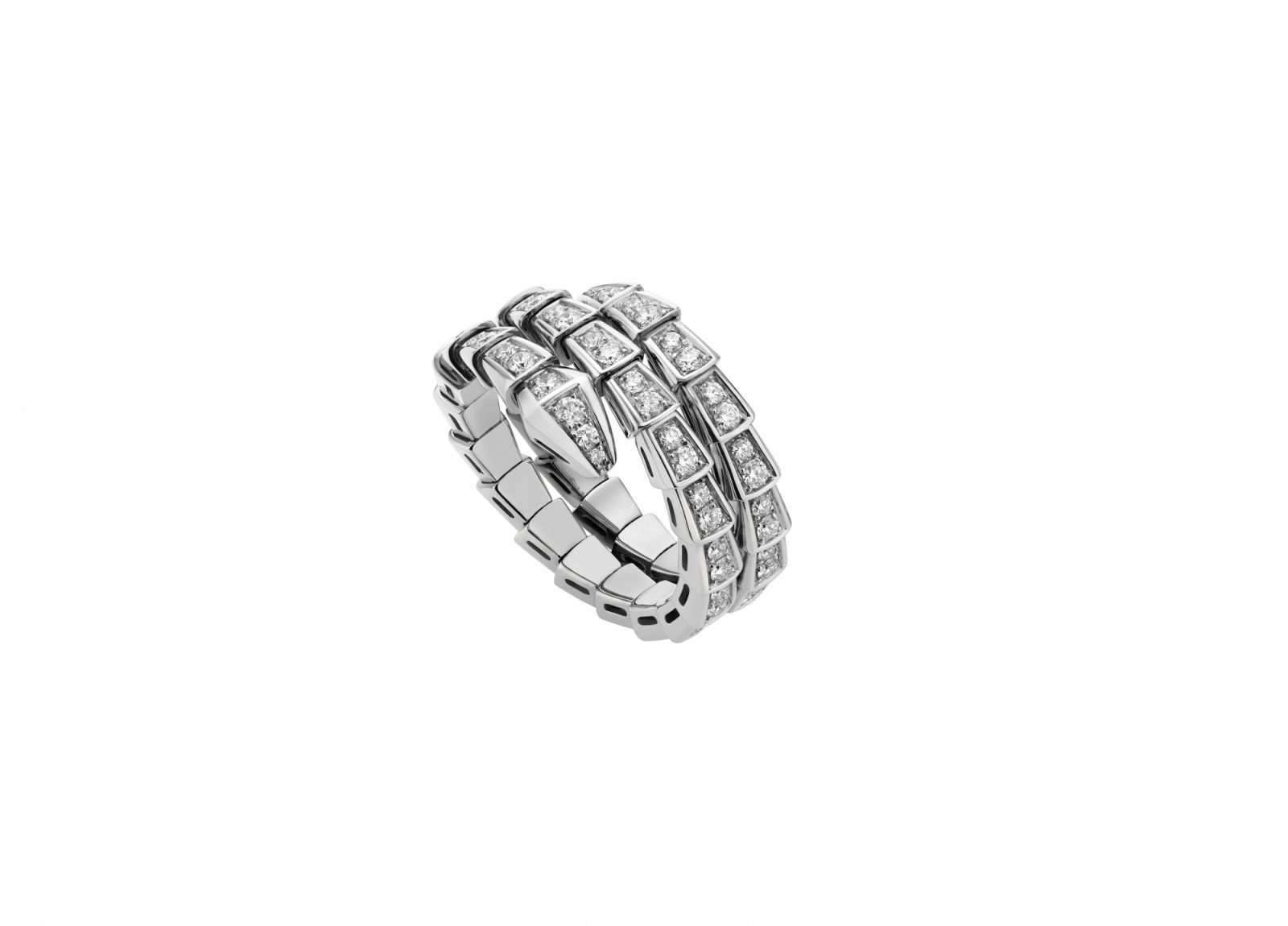 Bulgari Serpenti Viper鑽石戒指。(Photo: Bulgari)