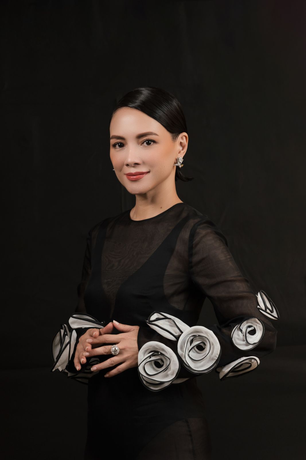 以頒獎人身份出席典禮的李心潔。(Photo: Tiffany & Co.)