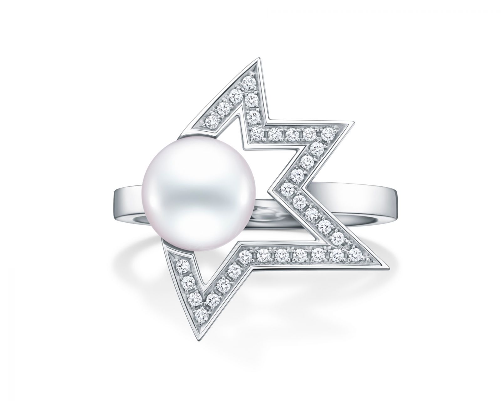 TASAKI comet plus diamonds pave戒指。(Photo: TASAKI)
