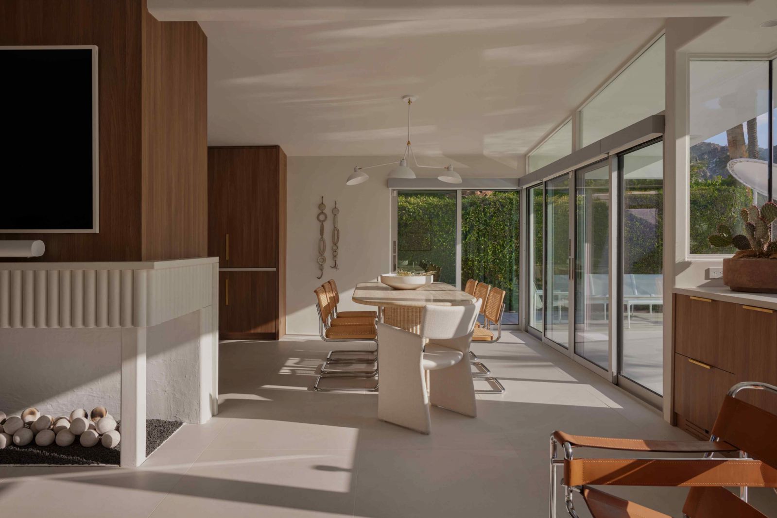Large format porcelain tiles that are extremely durable and cool underfoot