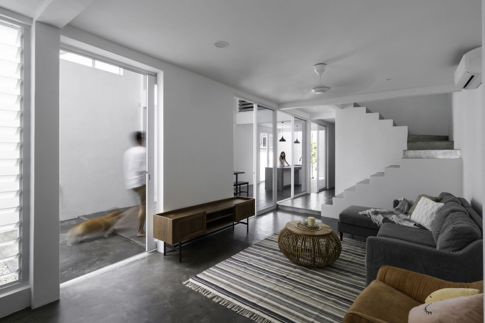 Core Design Workshop's all-white Subang Jaya terrace (Photo: BricksBegin)