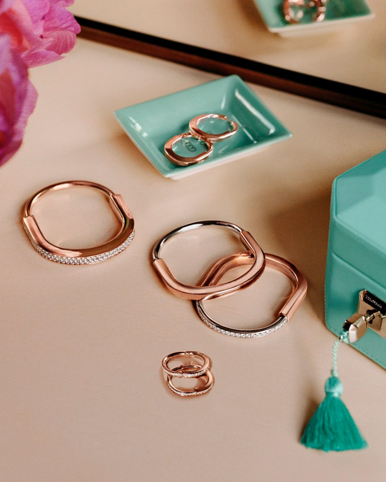 Tiffany & Co. Lock系列作品使用鎖為造型，發揮了獨創的想像力。（Photo: Tiffany & Co.）