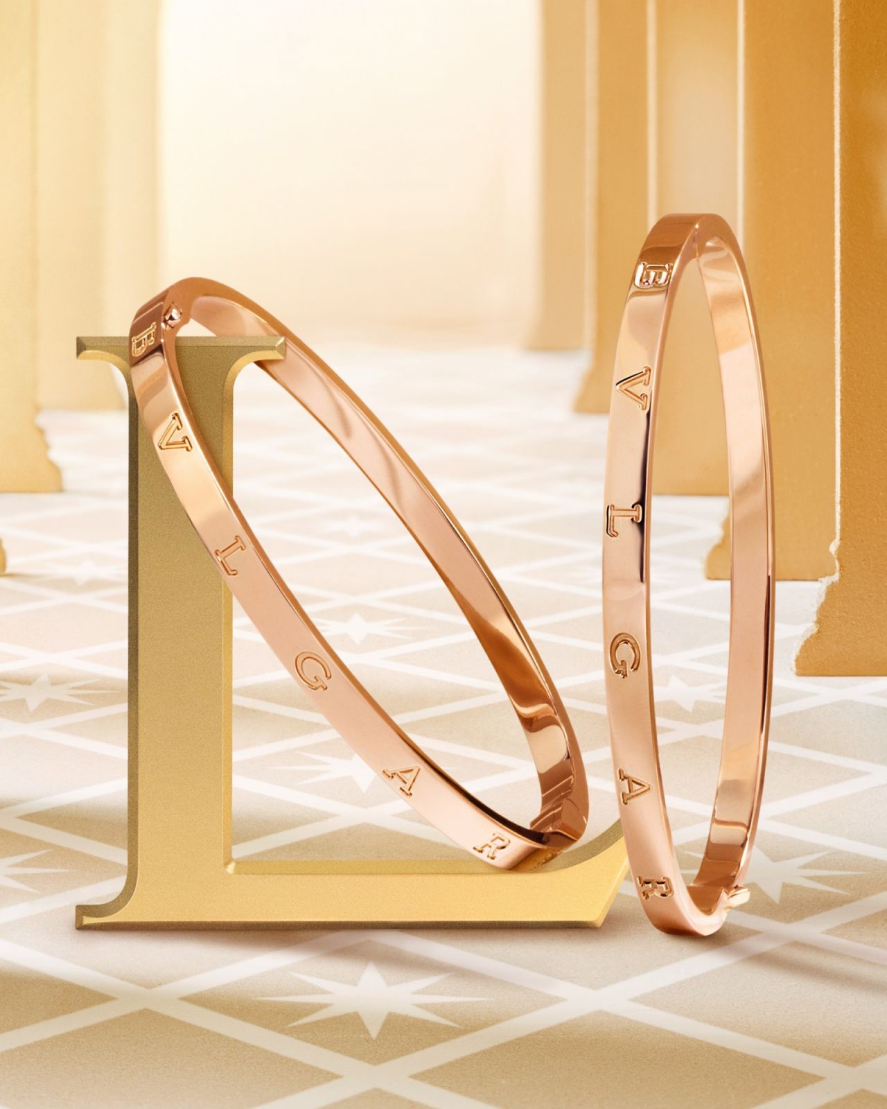 Bulgari的B.Zero1系列珠寶靈感來自羅馬競技場。（Photo: Bulgari）