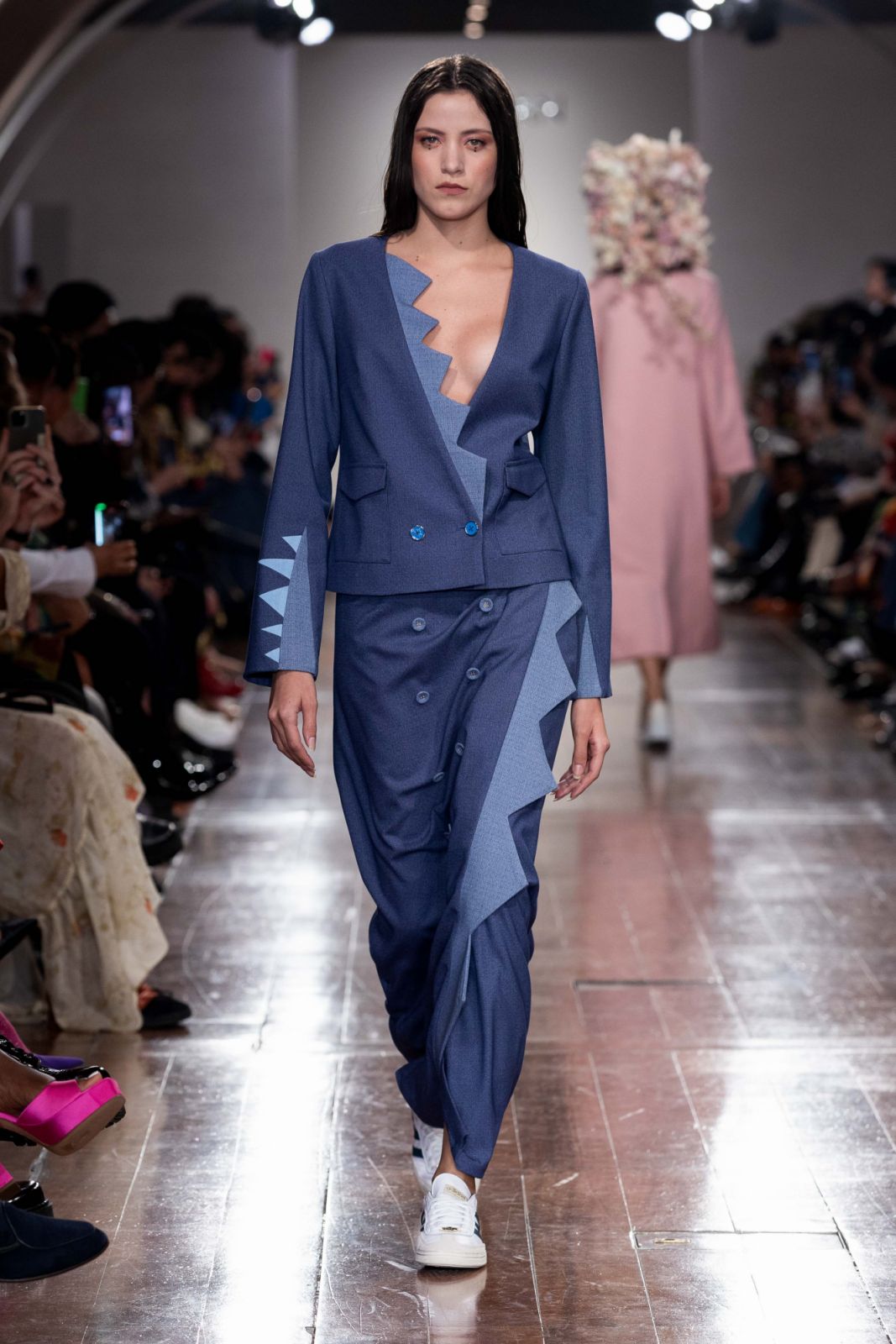 19th September 2023, Embankment Gallery, Somerset House, London. Abu Jan presents their catwalk show as part of London Fashion Week. © Chris Yates/ Chris Yates Media