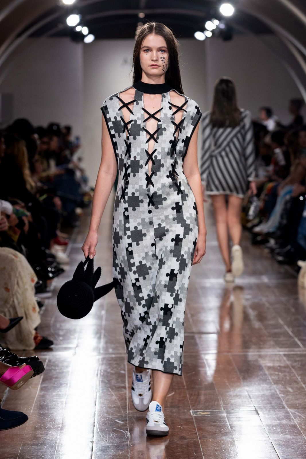 19th September 2023, Embankment Gallery, Somerset House, London. Abu Jan presents their catwalk show as part of London Fashion Week. © Chris Yates/ Chris Yates Media