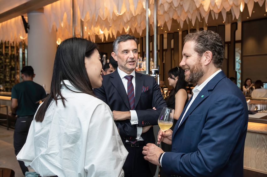 Joris Dierckx, head of CIB, Southeast Asia and CEO of Singapore branch, BNP Paribas with Gareth Bregman