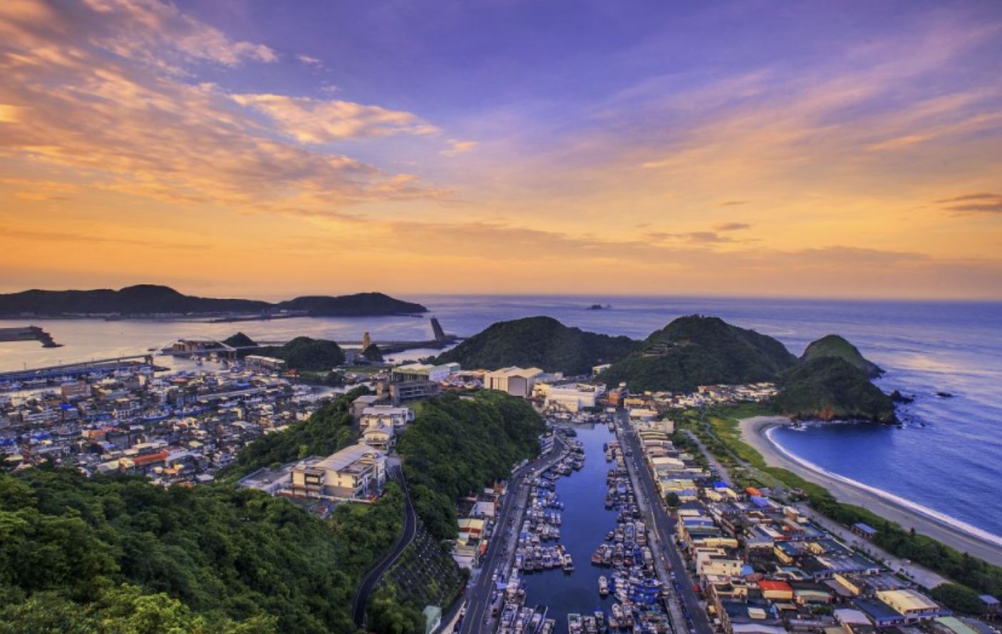 宜蘭「南方澳觀景台」（Photo: 東北角國家風景區官網）