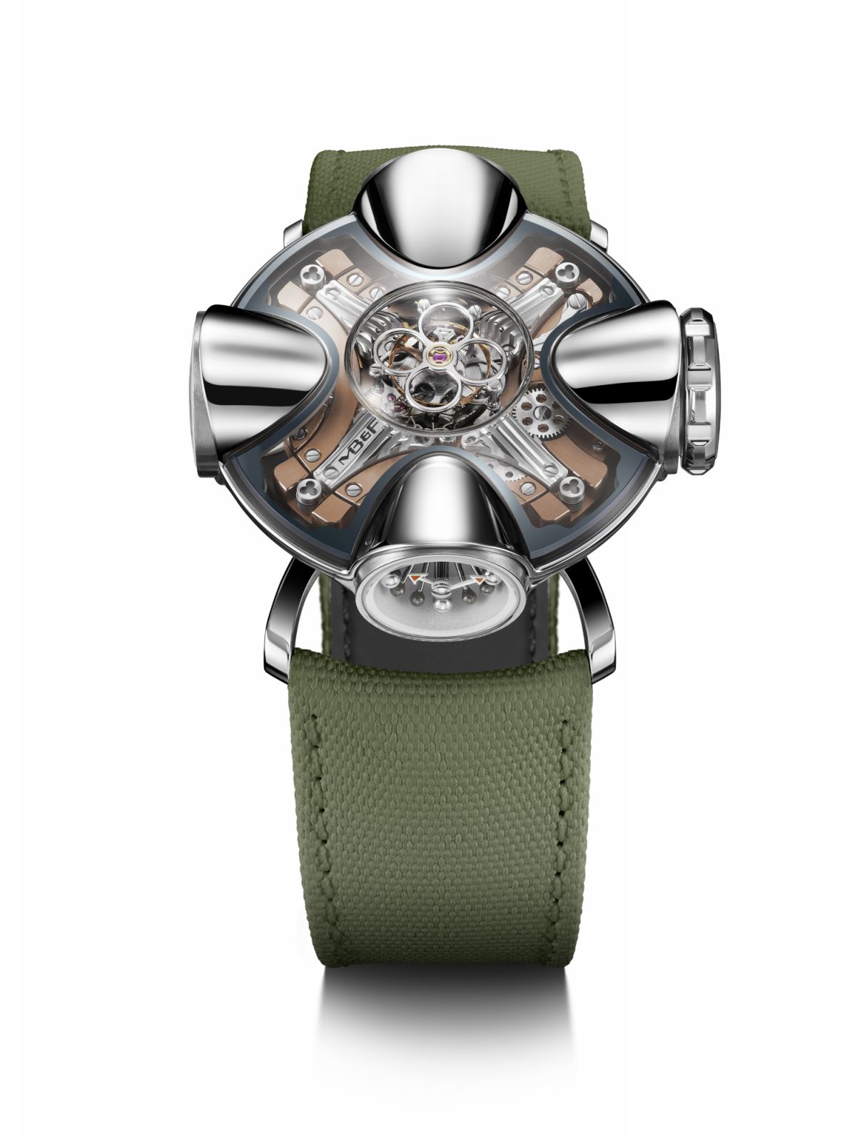 MB&F HM11 “Architect” with red gold dial plate