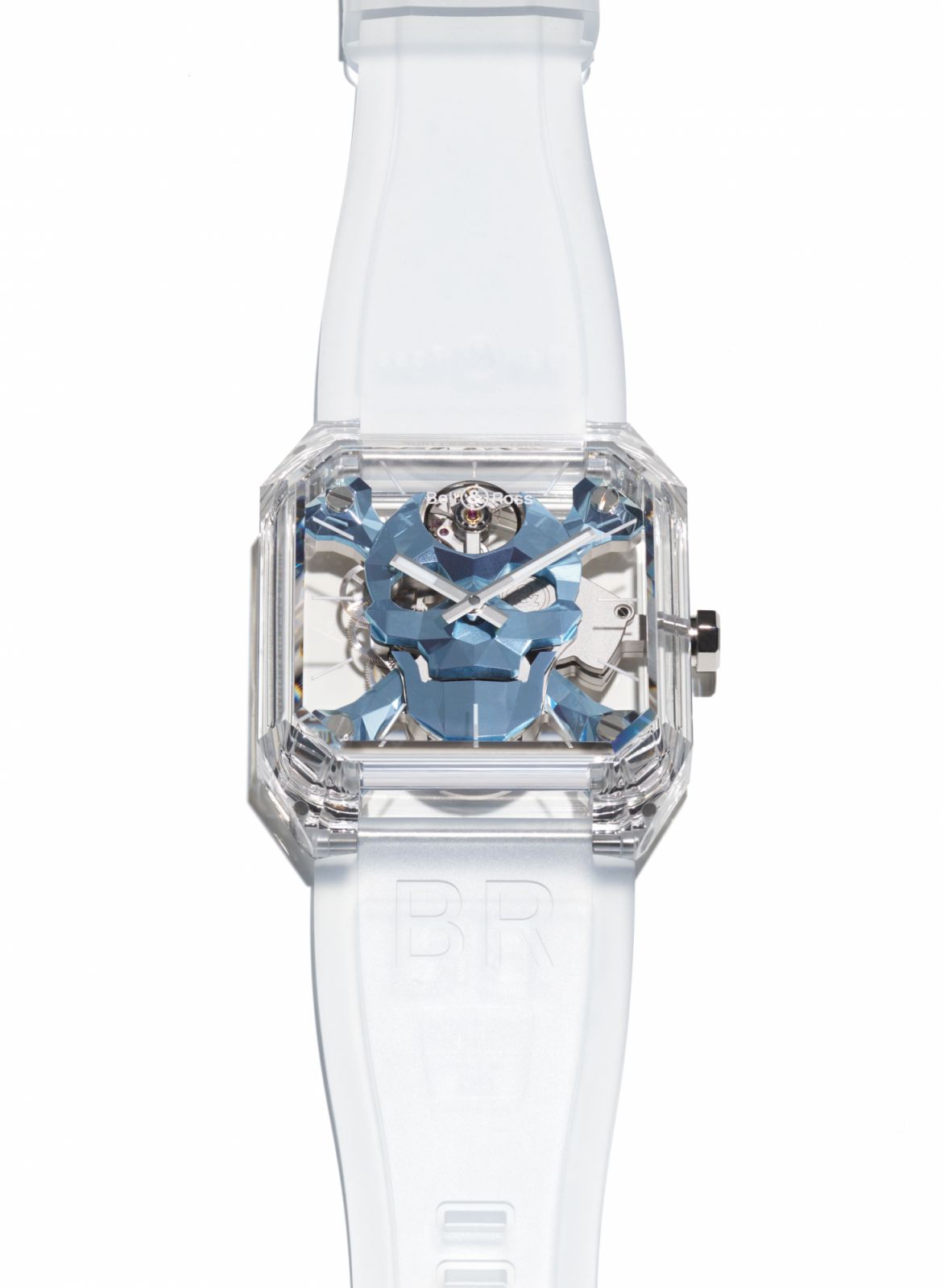Bell & Ross BR 01 Cyber Skull Sapphire Ice Blue