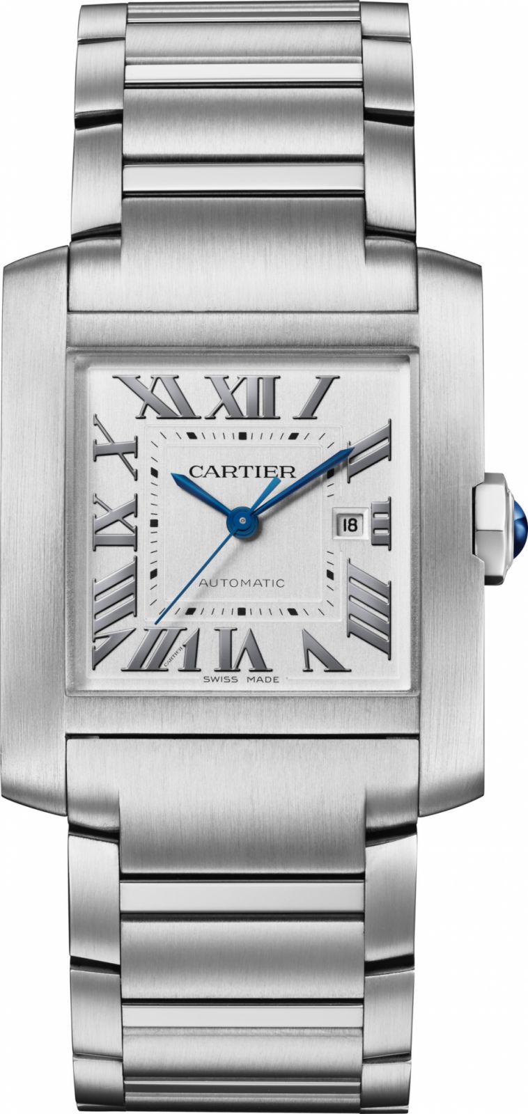 卡地亞Tank Francaise腕錶大型款。(Photo: Cartier)