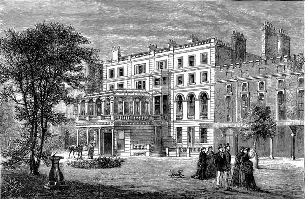 Clarence House was the preferred residence for the Duke of Clarence, compared to the cramped St James Palace (Photo: The Graphic, 1874 / WikiCommons)