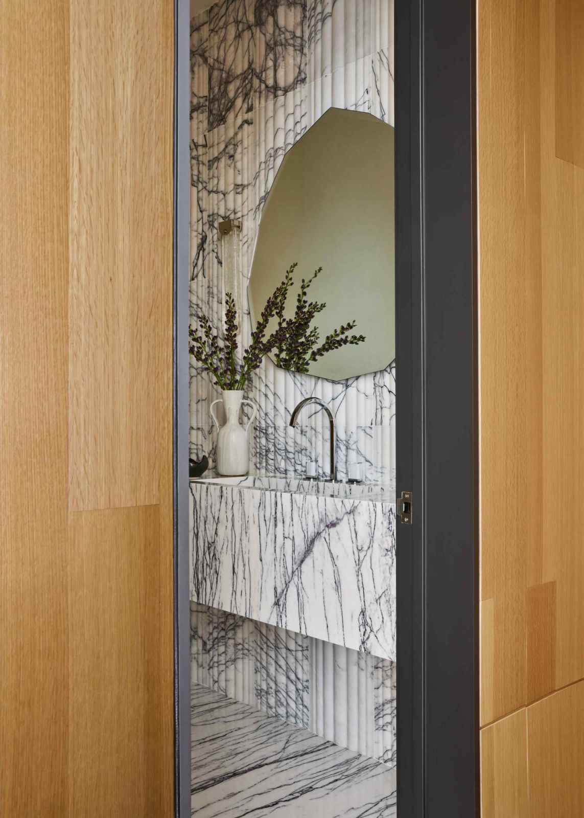 Neutrals and stones create depth and interest
