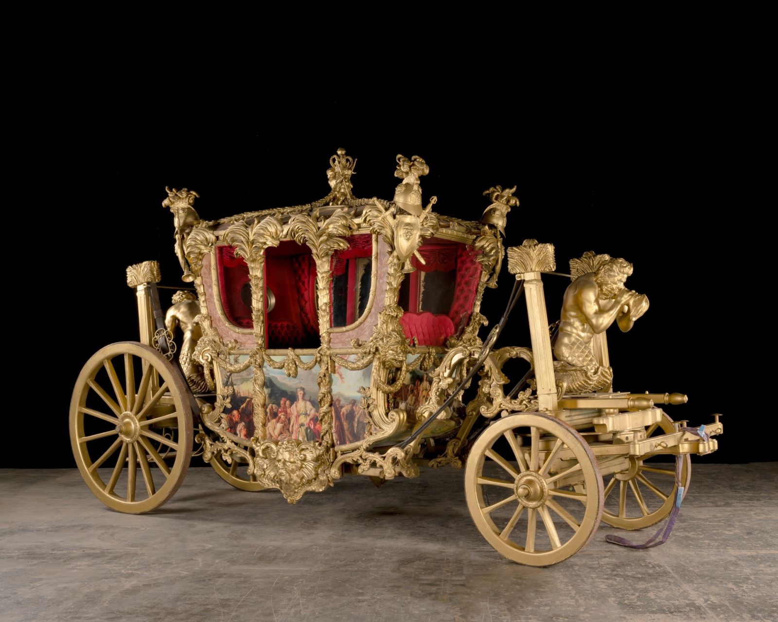 王室金馬車複製品;估價:30,000-50,000英鎊。(Photo: Bonhams)
