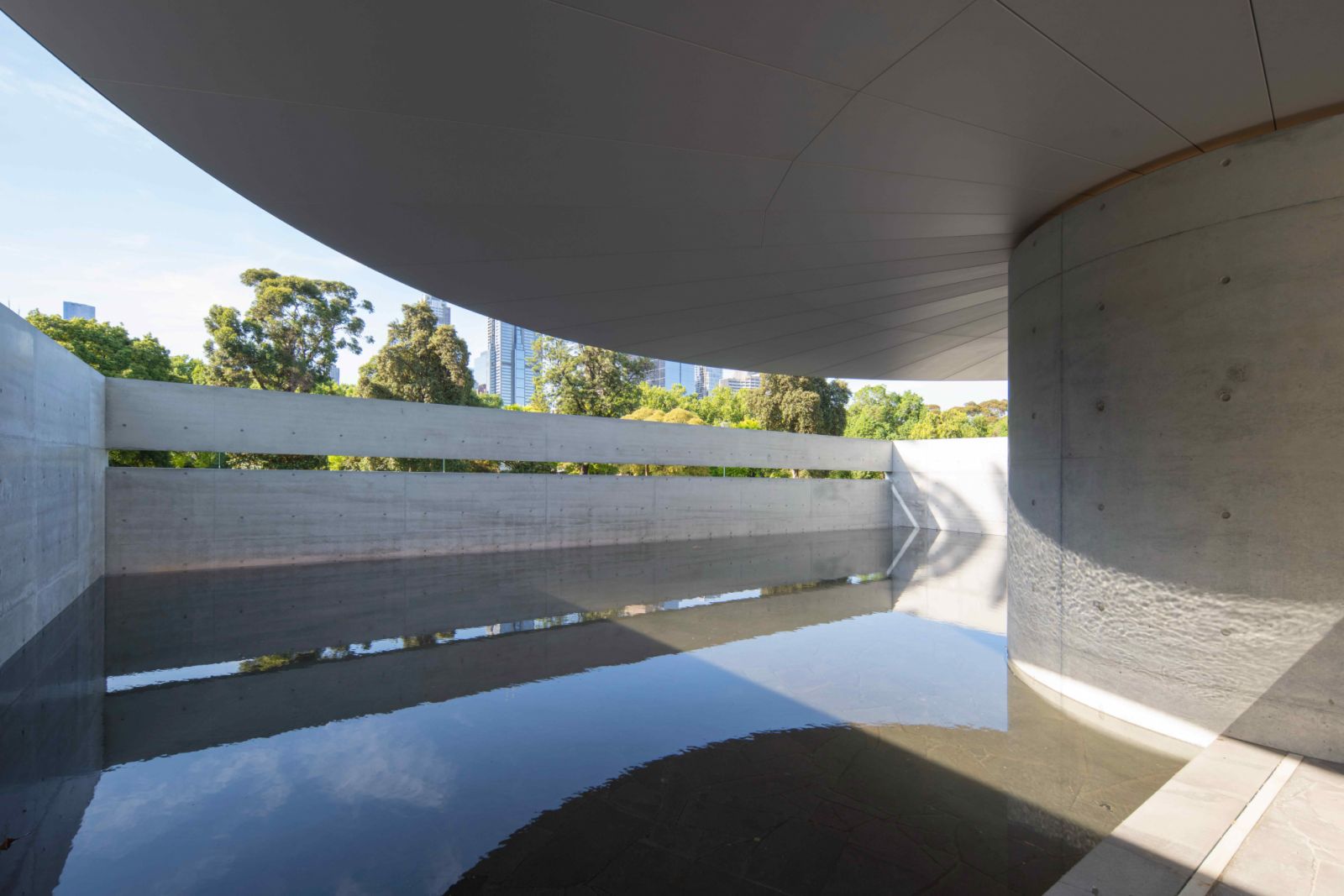 MPavilion 10, designed by Pritzer Prize winner and architect, Tadao Ando