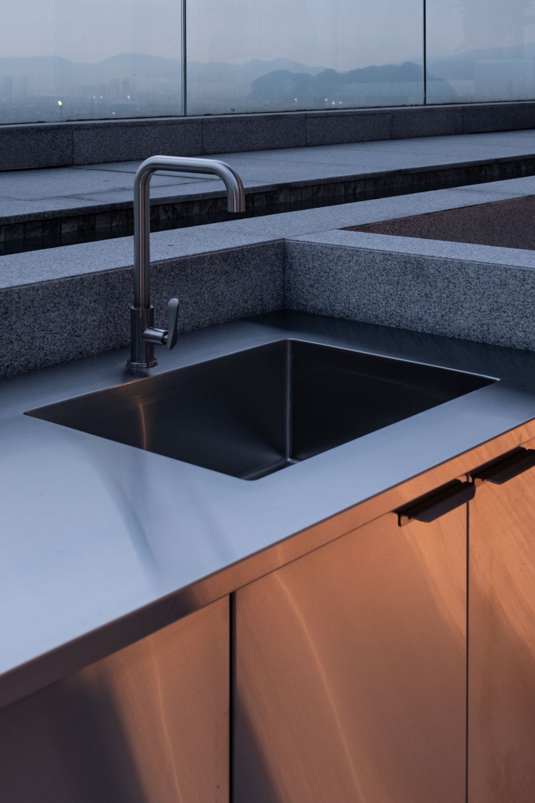 Stainless steel detailing