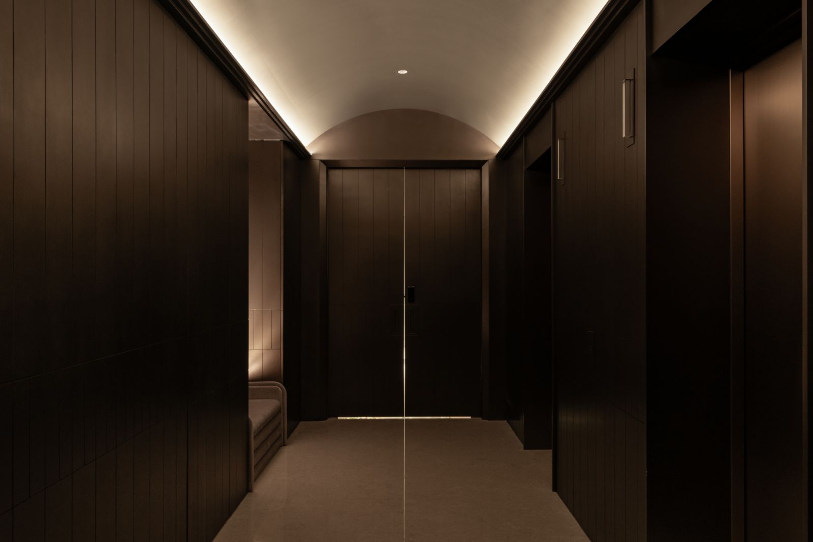 The private lift lobby