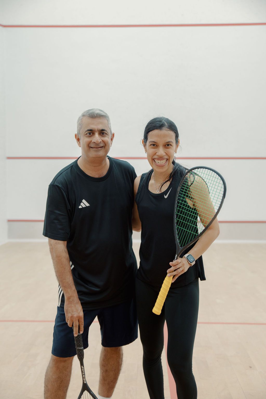 Mohd Nasir and Datuk Nicol David