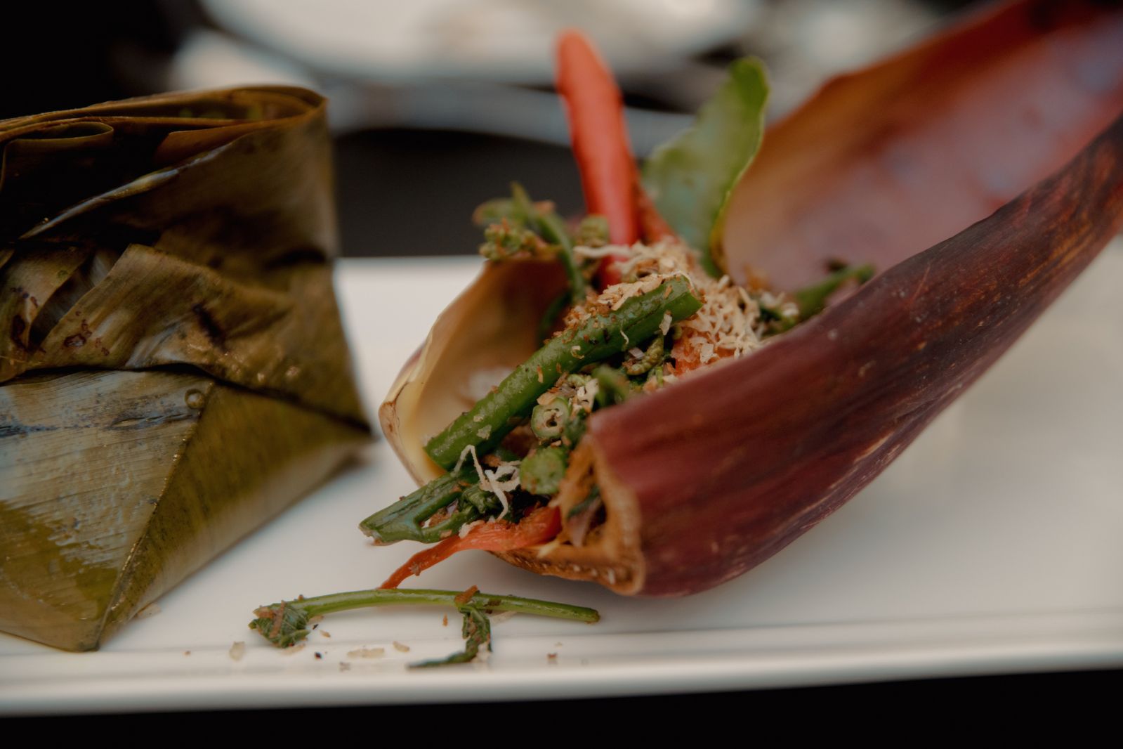 Second course of fish served with ulam