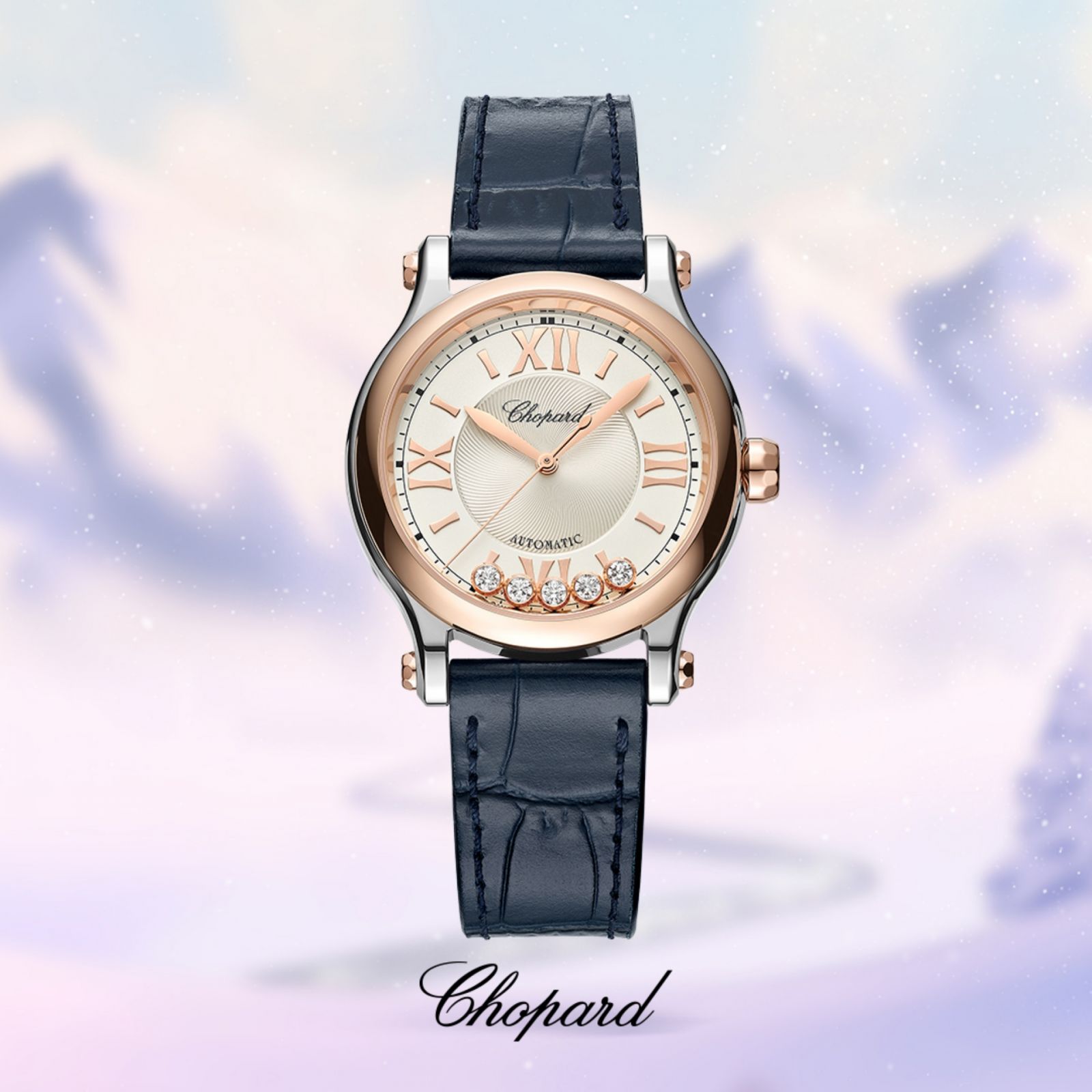 蕭邦Happy Sport以黃金比例概念打造的款式。(Photo: Chopard)