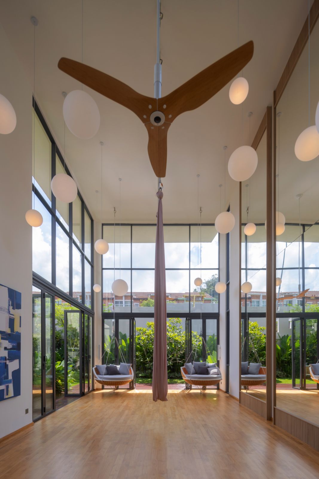The double-volume pavilion (Photo: Lawrence Choo)