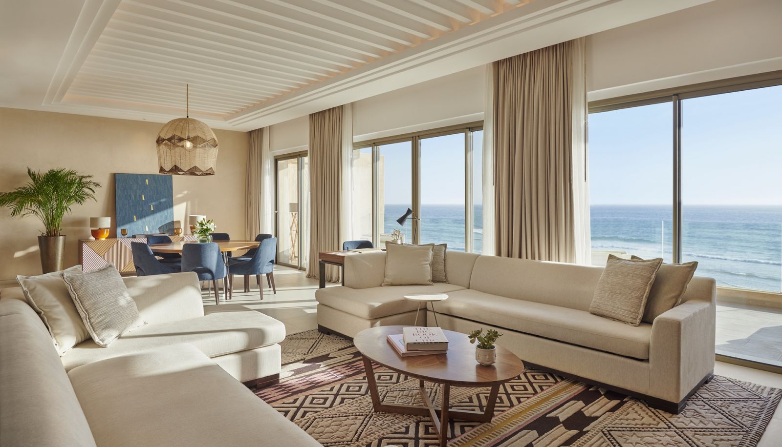 The Fairmont in Taghazout Bay, Morocco, designed by Wimberly Interiors