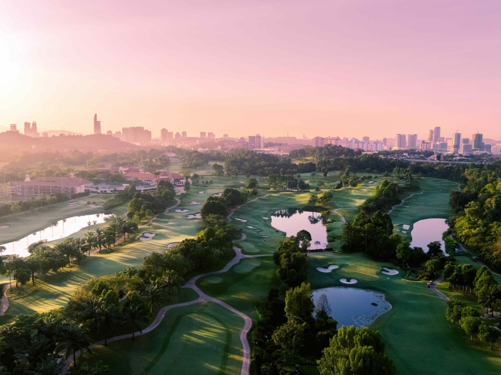The 18-course West Course that provides a challenge for all golfers when they return to the championship ground