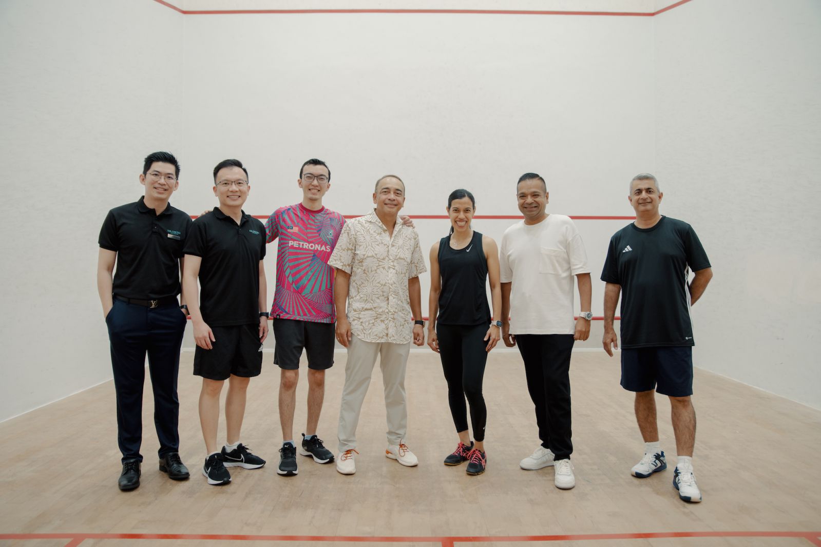 Various individuals battled it out on the court with Malaysian sports icon Datuk Nicol David to raise funds for charity in Tatler’s latest Front & Female event at the Kuala Lumpur Golf & Country Club (Photo: Fady Younis)