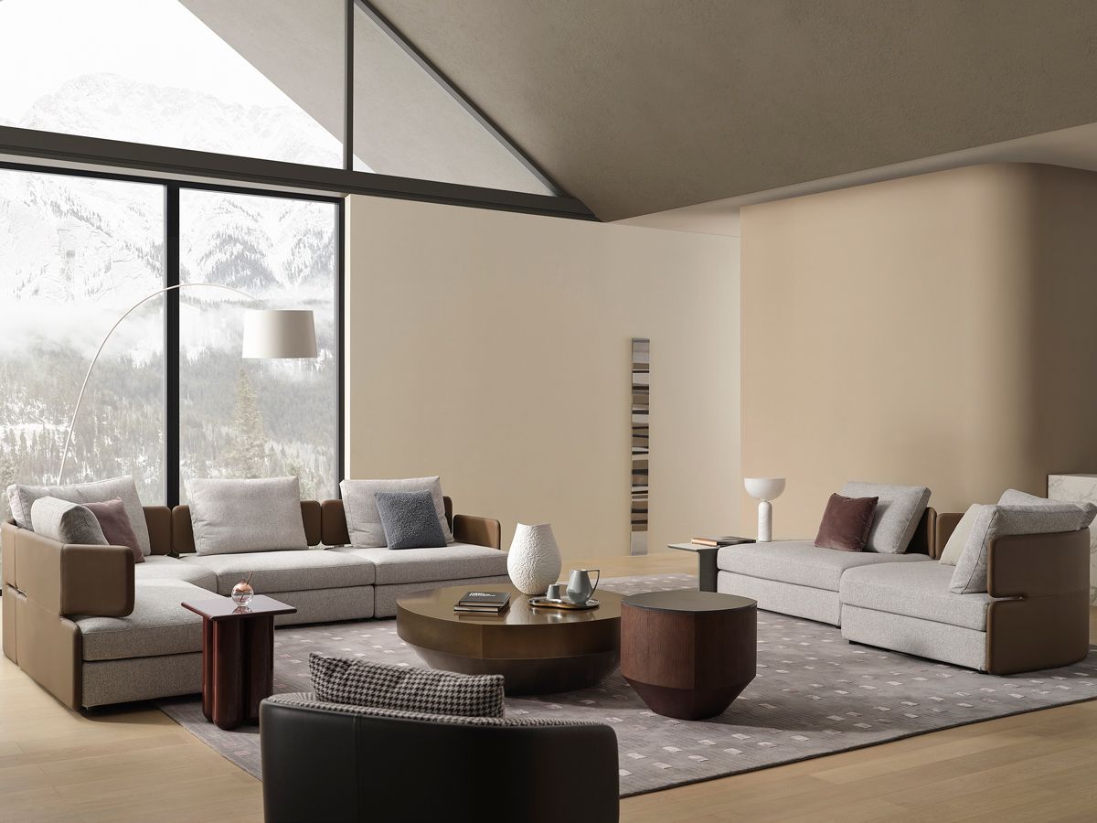 HC28 Noa Sofa _ Sky Coffee Table designed by Christophe Delcourt