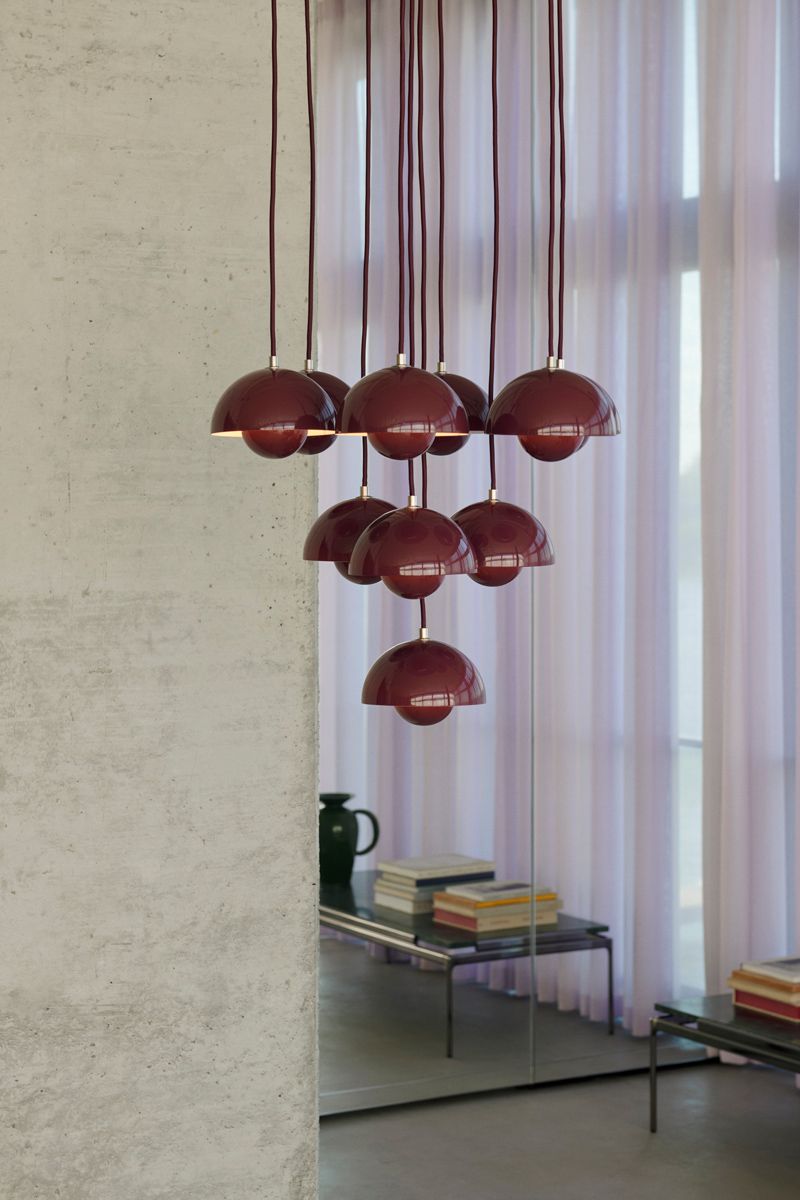 &Tradition VP1 Flowerpot Suspension Lamp designed by Verner Panton