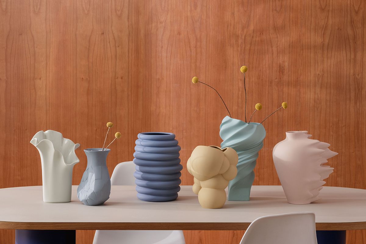 Line-up of vases from Rosenthal, available at LuxeRoom (Photo: LuxeRoom)