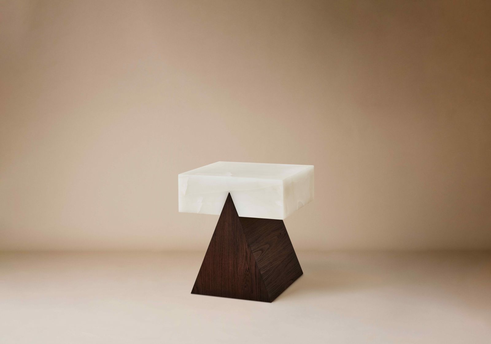 The Trini Side Table combines craftsmanship with spiritual resonance of the divine trinity