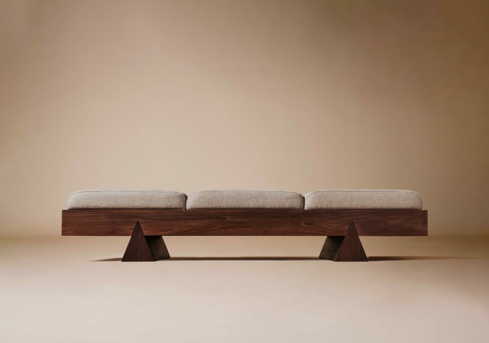 The Dvaya Bench from Aman Interiors' Foundations Collection