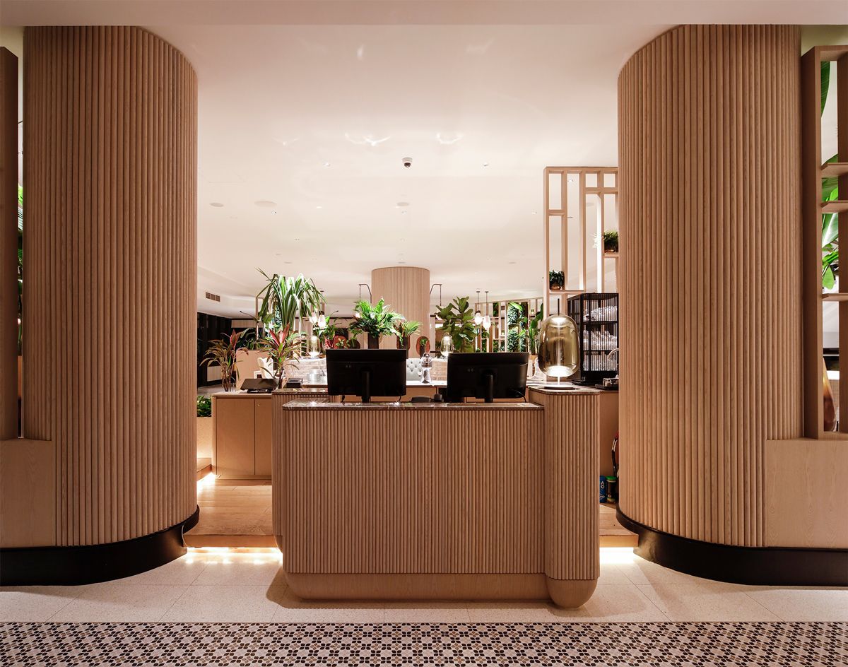 The Poolhouse reception at Four Seasons spa