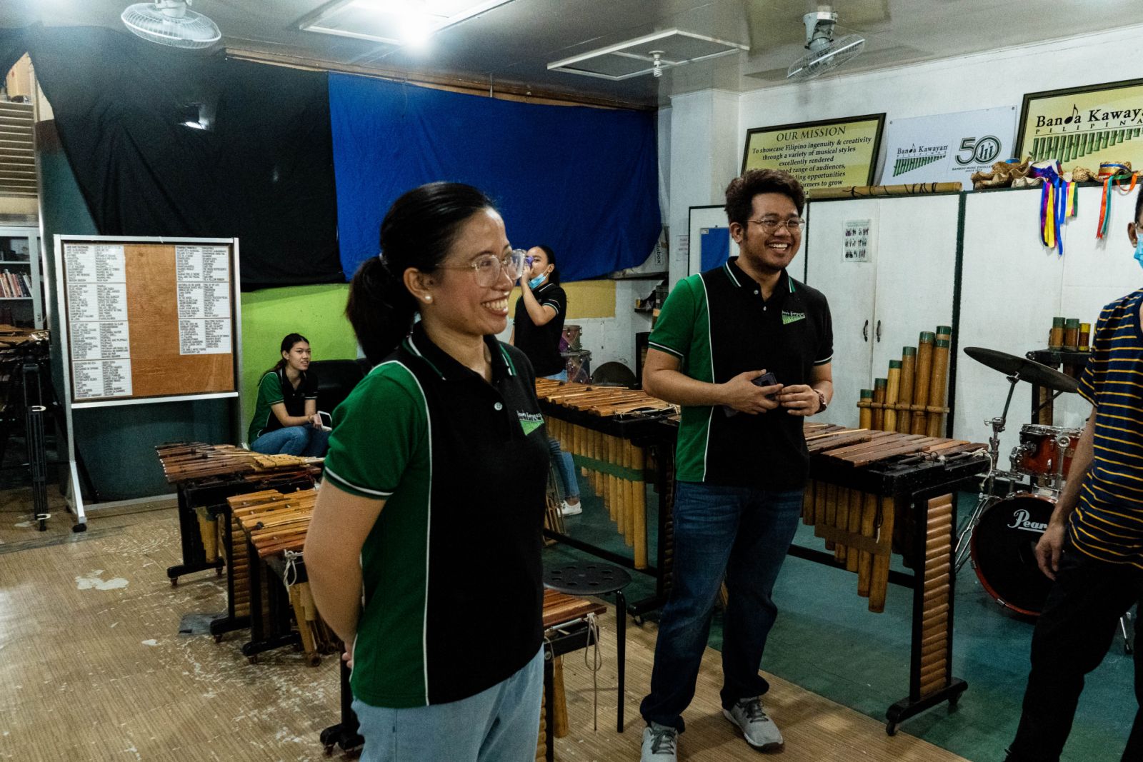 (L-R) Marian Michelle Briones, Mark Voltaire Lazaro