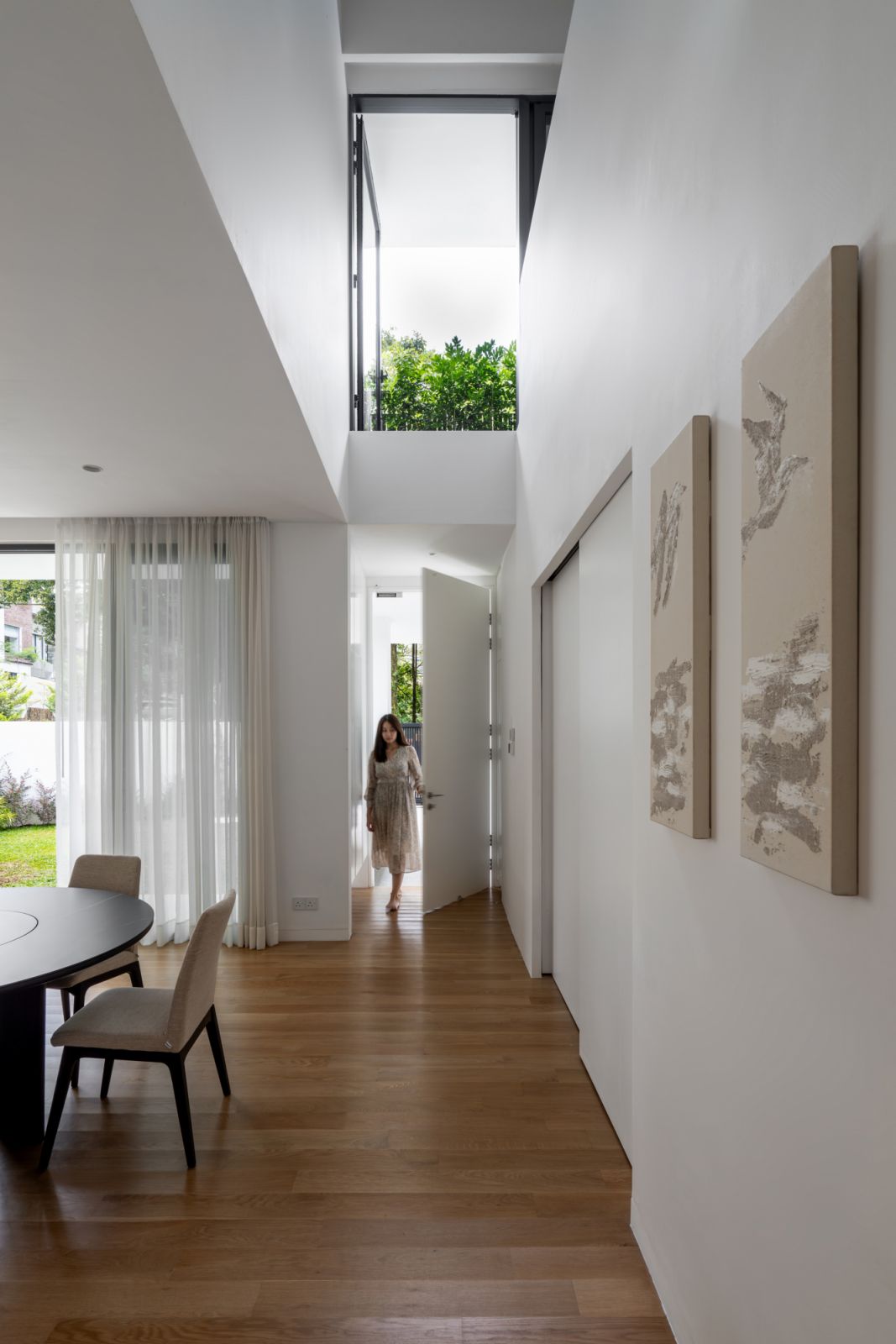 The outdoors is always present in this home